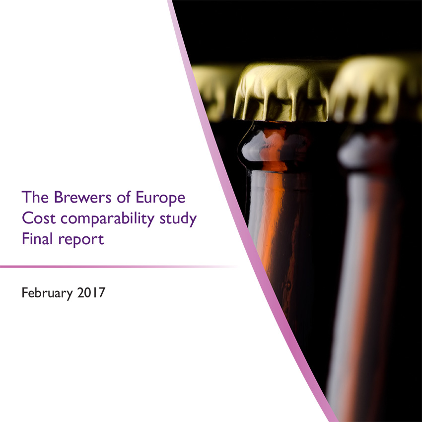 The Brewers of Europe Cost comparability study - Final report